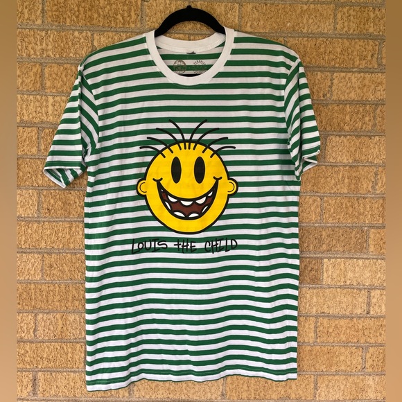 Louis the Child x Paradise Design House Limited Edition Rare Striped Green Shirt - Picture 5 of 7